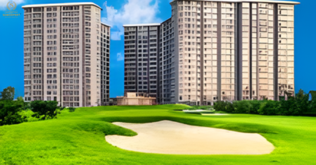 Luxury residences at Rustomjee Balmoral Chembur overlooking the Golf Links, offering premium homes.