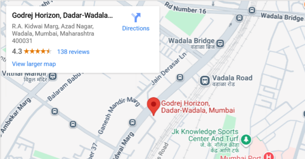 Godrej Horizon Wadala location showcases excellent connectivity across Mumbai with easy access.