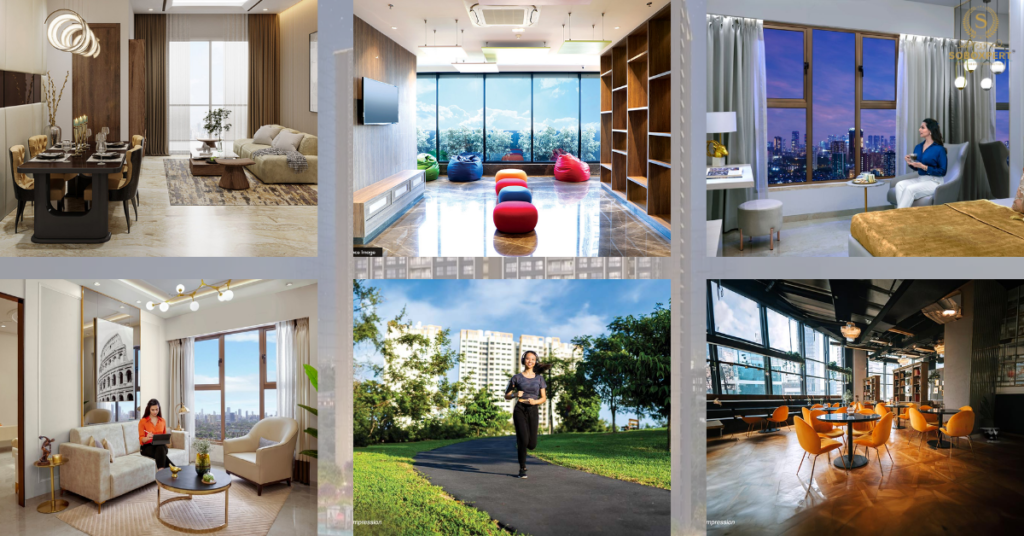 Ajmera Manhattan photos highlight luxurious residences, elegant interiors, modern amenities, and more.