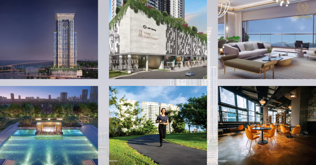 L&T Gateway Sewri photos highlight elegant interiors, modern elevation, and much more.