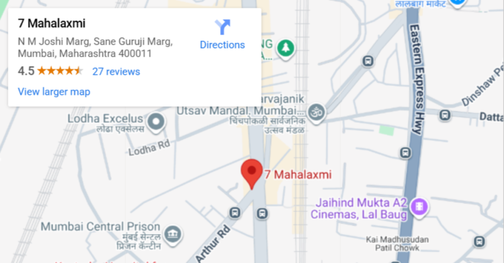 Runwal 7 Mahalaxmi location captures the prime Mahalaxmi address in South Mumbai.