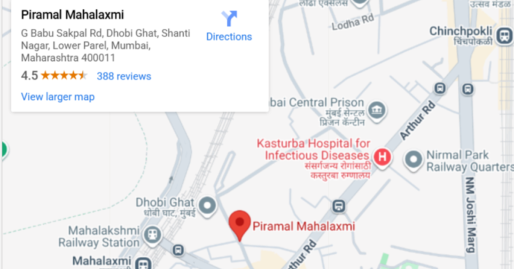 Piramal Mahalaxmi location