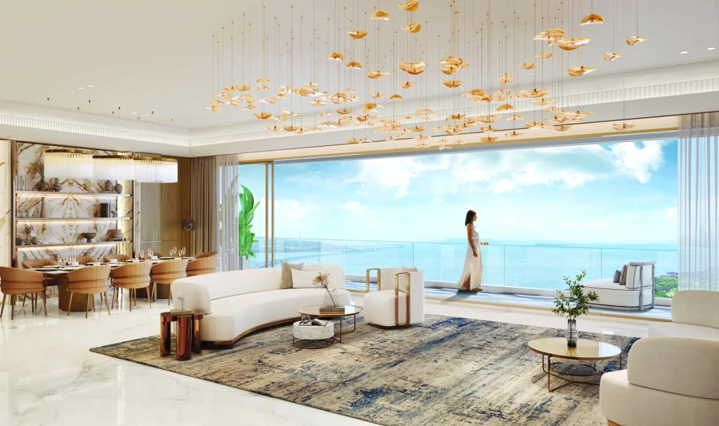 Lodha Aureus Sewri premium apartment room interior