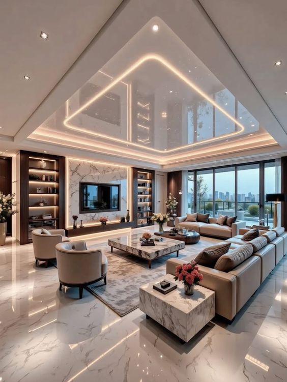 Spacious interiors designed for modern luxury living