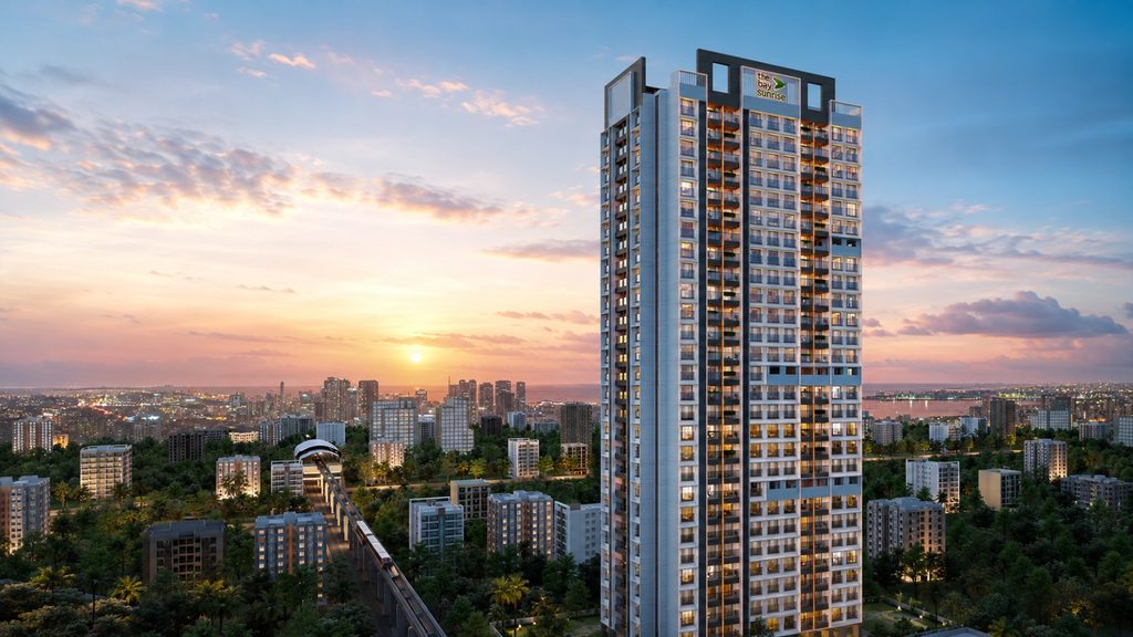 *Baya Sunrise Dadar luxury high-rise exterior*