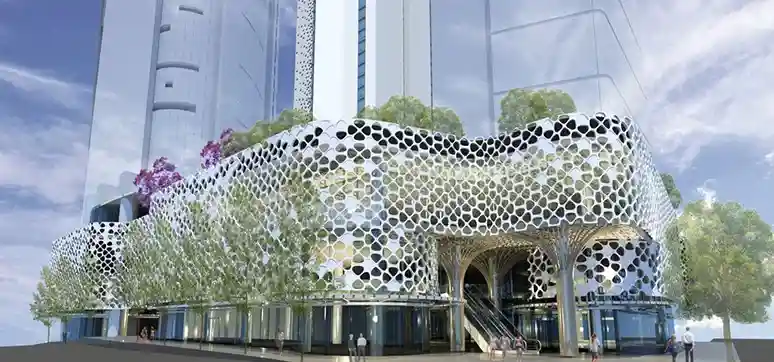 Codename The Blade Worli dedicated podium ramp parking levels