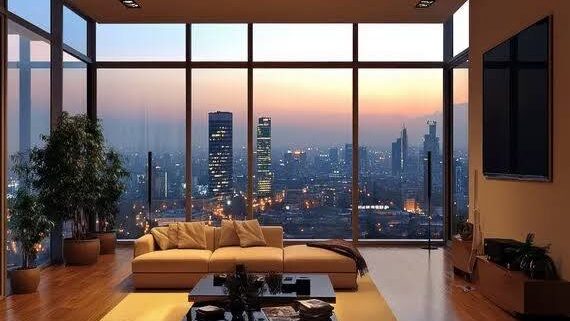 Sobha Inizio Parel 2 and 3 Bed residence living room