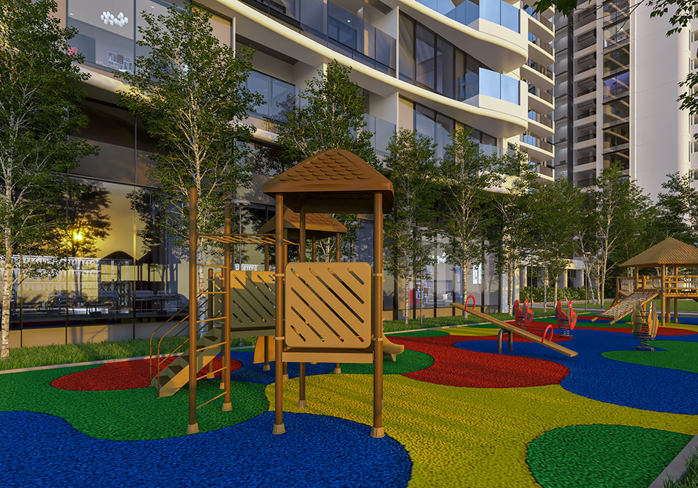 Godrej Bandra Bay kids gaming room family recreation