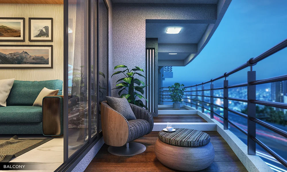 Rising City landscaped gardens at Ghatkopar