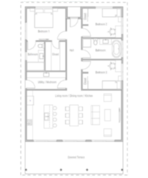 Icons 71 3 BHK floor plan layout Chembur