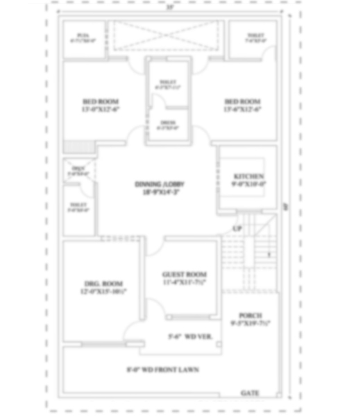 Icons 71 4 BHK floor plan layout Chembur