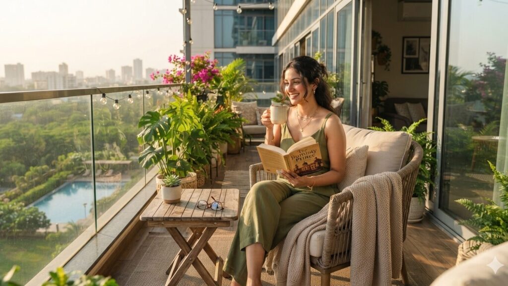 Hubtown Seasons Chembur balcony view
