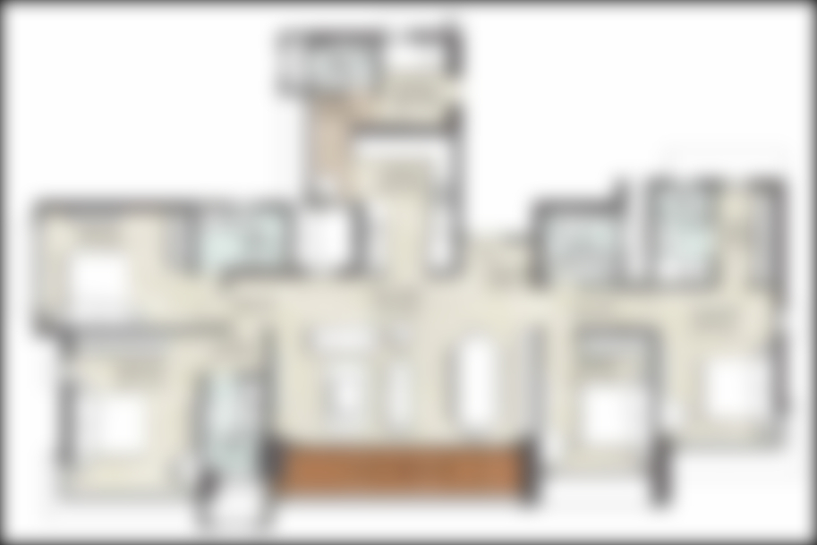 Kalpataru Chembur 4 BHK apartment floor plan