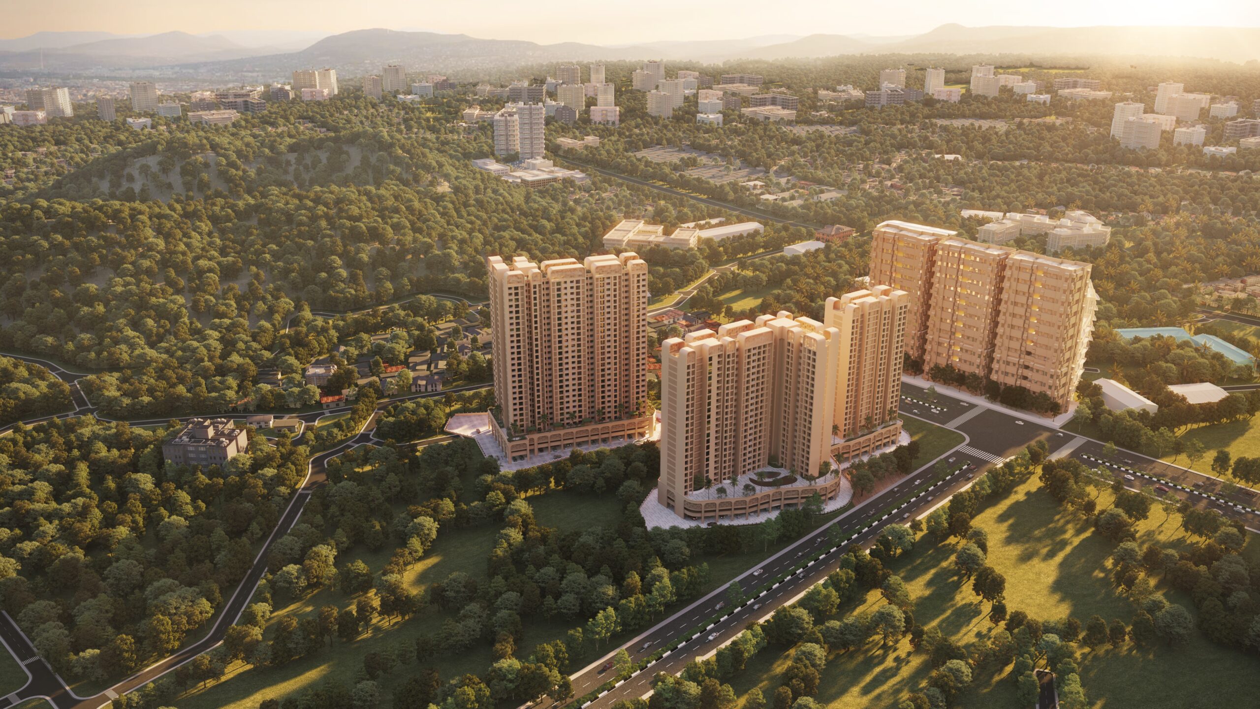 Roha Eva Aria Chembur aerial view