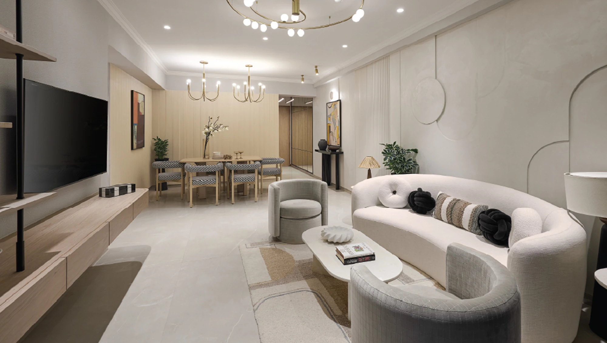 25 Downtown apartment interiors 25 Downtown Mahalaxmi luxury residences