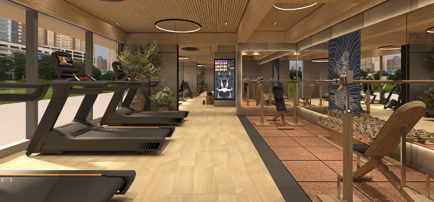 Gymnasium at L&T The Gateway Sewri