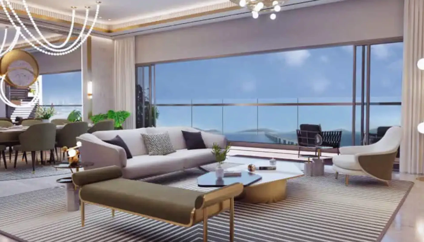 Living Room at L&T The Gateway Sewri